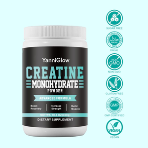 YanniGlow OEM ODM Suplemento Deportivo para Adultos, Creatina Monohidrato en Polvo, Apoyo al Entrenamiento <span class=keywords><strong>de</strong></span> Fuerza <span class=keywords><strong>de</strong></span> los Músculos - Product Image 2