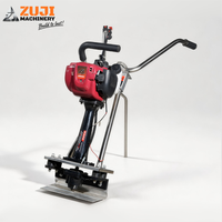 Niveleuse à béton à moteur essence ZUJI VS35 haute efficacité, machine de nivellement de surface portable, lame en aluminium durable