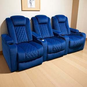 Meubles de <span class=keywords><strong>cinéma</strong></span> moderne de luxe intelligents siège de <span class=keywords><strong>cinéma</strong></span> en cuir véritable noir canapé-lit inclinable électrique pour salle de <span class=keywords><strong>cinéma</strong></span> - Product Image 2