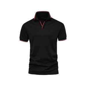 Camiseta de Golf de Manga Corta Personalizada de Alta Calidad, Camisetas Polo con Cuello en V para Hombre y Mujer - Product Image 1