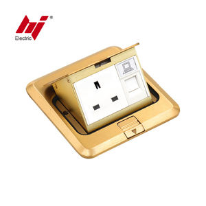 صندوق أرضي منبثق مرفوعة لمقبس من نوع الولايات المتحدة الأمريكية ومقبس إنترنت RJ 45 - Product Image 2