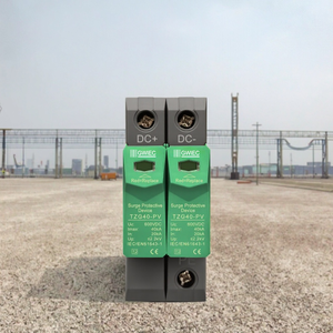 <span class=keywords><strong>MUTAI</strong></span> 1000V 2P 2Pin 2 Fase T1 T2 20kA 40kA Solar PV SPD DC Fuente de alimentación Dispositivo de protección contra sobretensiones Protección contra rayos Industrial - Product Image 3