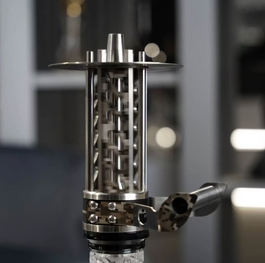 Vente en gros d'usine de narguilé <span class=keywords><strong>Shi</strong></span>_carver boîte cadeau de shisha style Gatling en acier inoxydable ensemble de narguilé version originale - Product Image 2