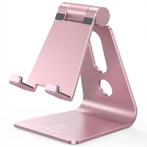 Soporte portátil de aluminio Lamicall A para teléfono móvil, base ajustable para escritorio, soporte para teléfono, oferta para pedidos al por mayor - Product Image 2