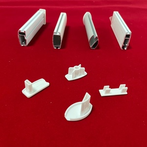 Thanh phẳng của cửa sổ con lăn Rèm Rèm Venetian Thành phần nắp cuối của con lăn phần Mù nắp cuối cho đường sắt dưới cùng - Product Image 1