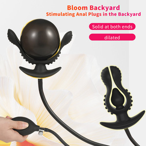 Massaggiatore Intimo in Silicone Sicuro per il Corpo, Certificato CE, Impermeabile, con Telecomando, Design Espandibile, Giocattoli Sessuali Anali - Product Image 2