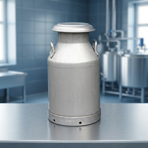 Seau à lait en aluminium de qualité alimentaire, robuste, avec couvercle, pour la collecte, le transport et l'approvisionnement commercial en ferme - Product Image 5