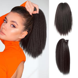 Nueva peluca de cola de caballo estilo transfronterizo, cabello largo y liso, cola de caballo alta, diseño elegante para venta al por mayor, marca Henan Py205 - Product Image 3