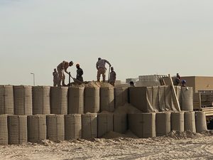 Mur de gabions soudés robustes pour barrière défensive et bastion de protection - Product Image 6