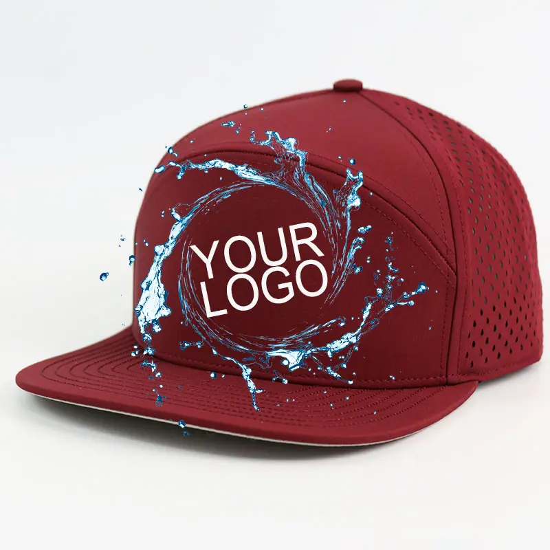 in Stock RTS Hydro Rope Hat Blank Custom Hydro Performance Trucker Snapback Waterproof Hat For Men