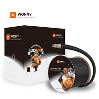 Câble réseau extérieur Wonny Cat6, paire torsadée blindée, 305 m, câble Ethernet, câble LAN pour caméra CCTV PoE