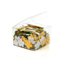 Cristal clair Pop & lock box Cube Cadeau Acétate Boîte Transparent PET Vinyle PVC Emballage Boîtes En Plastique