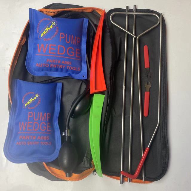 8Pcs/bag Universal Car Door Emergency Opening Key Lost Lock Out Unlock Open Tool Kit Air Pump Auto Styling Parts Car Accessories