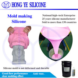 Silicona Líquida RTV2 para Moldes de Silicona Curada con Catalizador Libre, para Hacer Productos de Yeso con Silicona de Dos Partes - Product Image 3