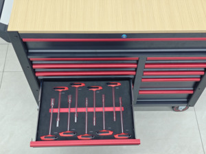 Changze TC-20 471pcs Stainless Steel <b>Tool</b> Trolley 12 <b>Drawers</b> Customizable OEM Workbench Auto Repair Garage Warehouse - Product Image 2