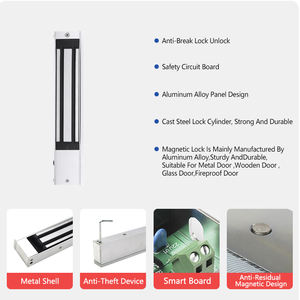 <span class=keywords><strong>RFID</strong></span> 카드 판독기 전원 공급 장치 초인종 자기 잠금 출구 스위치 125kHz 주파수와 방수 ABS 액세스 제어 시스템 키트 - Product Image 4