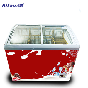 Congelatore orizzontale commerciale per gelati con tecnologia di raffreddamento ad aria, attrezzatura di refrigerazione durevole ed efficiente dal punto di vista energetico per negozi - Product Image 5