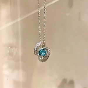 Collier pendentif en argent pur S925 de style minimaliste avec nœud perlé et chaîne claviculaire, cadeau de luxe pour filles - Product Image 4