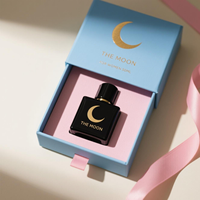 Boîte d'emballage de luxe haut de gamme personnalisée pour flacon de parfum cosmétique, portable, étanche, en carton, avec fermeture magnétique et doublure en éponge