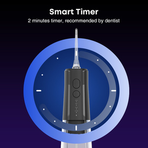 Irrigateur <span class=keywords><strong>dentaire</strong></span> sans fil rechargeable à haute pression Pulse Stream avec grand réservoir d'eau pour l'hygiène buccale - Product Image 3