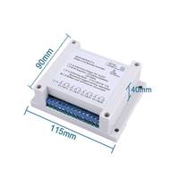 Pengendali Jarak Jauh LoRa 433MHz 4 Kanal DC 24V RF 5KM FSK Transmitter Nirkabel untuk Irigasi Pertanian