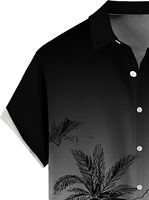 Camisa Hawaiana para Hombre, Productos de Verano en Tendencia 2026, Estampado Tropical, Manga Corta, Casual, con Botones, para Vacaciones en la Playa