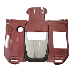 Reemplazo G900 Rocket Style Red Dry Carbon Fiber Car Engine Cover Frame Parte interior para <span class=keywords><strong>Mercedes</strong></span> <span class=keywords><strong>Benz</strong></span> W464 <span class=keywords><strong>G63</strong></span> G500 - Product Image 1