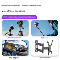 Promotion : Vis de fixation rapide 1/4 pour appareil photo, Vis de montage type D pour appareil photo, Plaque de montage rapide, Vis pour trépied et caméra espion