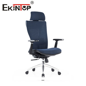 Ergonomic Office Chair Mesh <b>Reclining</b> Height Adjustable Swivel With Headrest And Footrest For Staff Meeting - Product Image 1