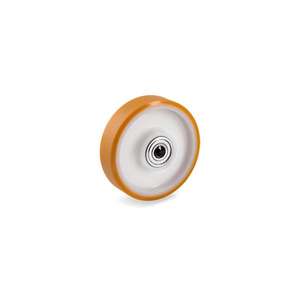 Roues en polyuréthane TELLURE ROTA - 664101 TR', largeur de la roue centrale en polyamide 25mm, ø 80 mm (Qté 12) - Product Image 1