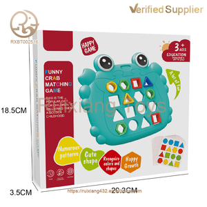 Juguete educativo para niños bebé cangrejo S memoria cognición tablero <span class=keywords><strong>de</strong></span> juego rápido juego rompecabezas geometría conciencia niños - Product Image 6