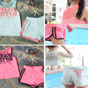 ชุดเสื้อผ้าเด็กสไตล์เกาหลี ลายตัวการ์ตูน ชุดกีฬา - Product Image 5