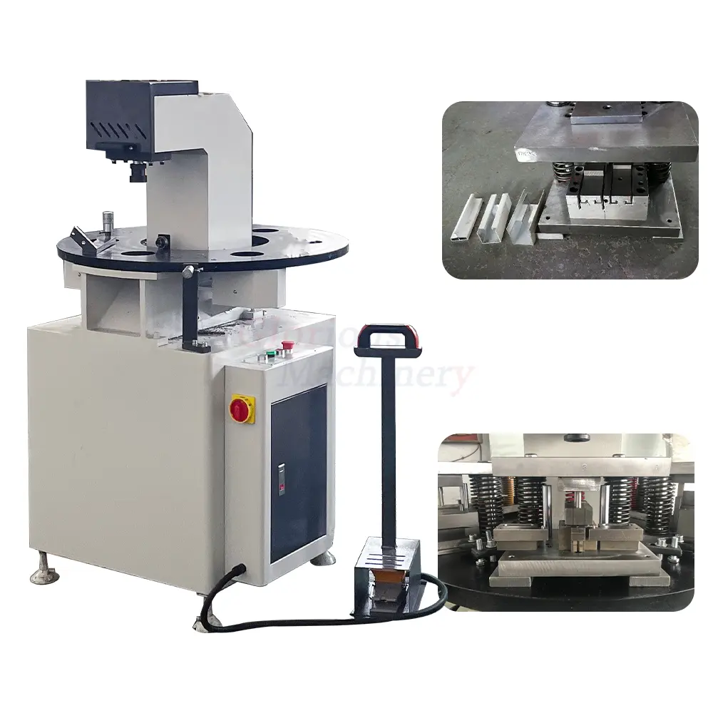 Punching Machine Aluminium Glass Door Hinge Metal Industrial Hole Punch Pump Multifunctional Provided Aluminum Cutting Machine