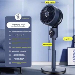 Điều khiển bằng giọng nói thông minh cho quạt điện-hộ gia đình DC im lặng mạnh mẽ Quạt sàn-Với chức năng làm mát hương thơm - Product Image 3