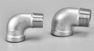 Gomito a 90 Gradi in Acciaio Inox 304 316 Resistente alla Corrosione, Filettatura NPT BSPT BSPP Maschio Femmina - Product Image 3