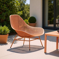 Ensemble table et chaises d'extérieur, mobilier de loisirs imperméable et résistant au soleil pour balcons en plein air, cours, maisons d'hôtes et villas