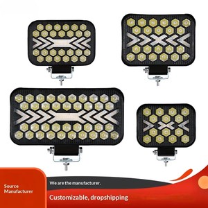 Barre lumineuse de travail <span class=keywords><strong>LED</strong></span> LJZ 5 pouces 12V 24V 48W 1900 Lumens Combo Spot/Flood pour Camion Tout-terrain 4x4 Tracteur Excavatrice Étanche IP68 Garantie 1 an - Product Image 2