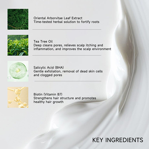 Champú en crema vegana suave, <span class=keywords><strong>bloqueador</strong></span> de DHT para el crecimiento del cabello, cuidado del cuero cabelludo, fortalecimiento de los folículos, tratamiento anticaída para adelgazar - Product Image 4