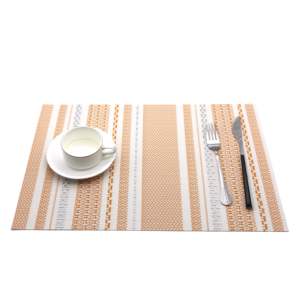 2025, venta al por mayor, mantel de mesa de PVC de estilo bohemio, mantel Individual de PU de drenaje de nuevo estilo, mantel Individual de cuero Artificial - Product Image 1