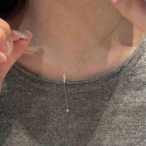 Collar con Colgante de Rodaja de Manzana de Plata Pura S925 Wenchi con Cadena de Oro de 14k Modelo 23668 Regalo de Año Nuevo que Simboliza la Paz y la Seguridad - Product Image 4