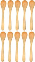 Cuillère à manger réutilisable en bambou naturel, fabriquée à la main, de haute qualité, écologique, OEM, WanuoCraft, pour restaurants, hôtels, maison