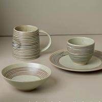 Tasse à café en céramique artisanale, écologique, résistante à la chaleur, pour hôtel, restaurant, café, en porcelaine, en grès, tasse à thé