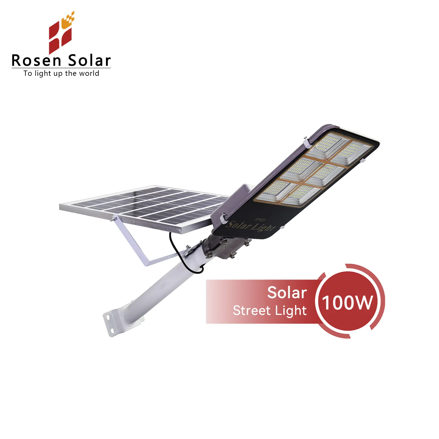 Fabbricazione di controllo intelligente lampione solare a Led fotovoltaico impermeabile all'aperto 80w 100w 120w