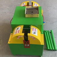Elektrische knoflook-, ui-, blad-, kop-, staart- en steelseparator, machine voor het snijden en verwijderen van de bovenste stukken van fruit en groenten.