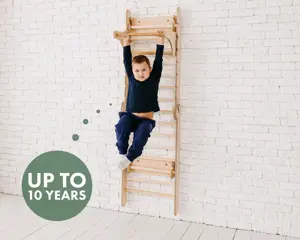 Di alta qualità in legno bambino arrampicata set parco giochi al coperto per la camera del bambino
