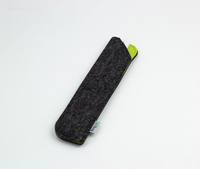 Nouveau mince transportant un étui porte-stylo multifonctionnel personnalisé en feutre pour stylo de protection crayon plume