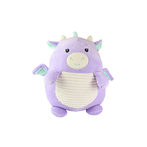 Peluche Dino Anime Moderne Violette de 15 Pouces, Impression Numérique, Tissu Polyester Ultra Doux, Cadeaux NYFY-1232 MOQ 5/10 - Product Image 1