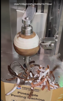 Hoge snelheid automatische kokosnootschilmachine, kokosnootschiller voor drankenwinkels, CE-certificaat