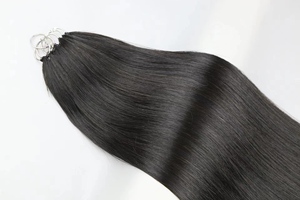 Extensions de cheveux invisibles en plumes, 100% cheveux humains Remy, ultra-légères et invisibles pour une longueur et un volume sans effort - Product Image 6
