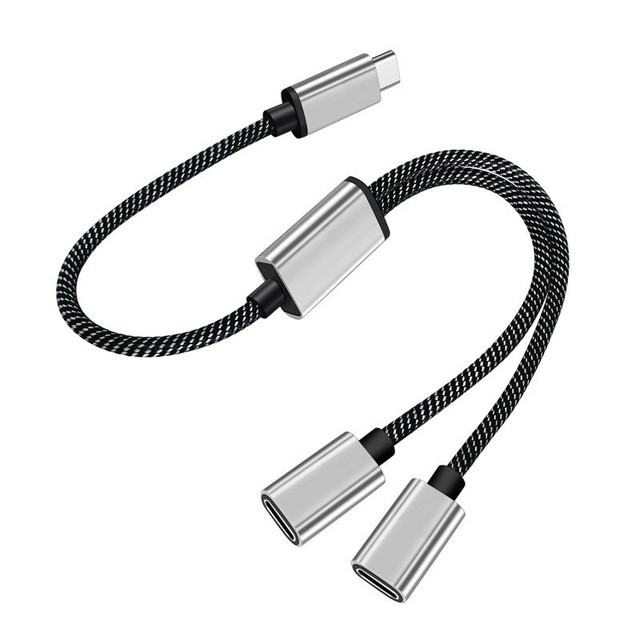 USB Type C Hub Extensions 4 Port USB Cable Splitter OTG High Speed Transfer Adapter Portable Converter for PC Laptop Macbook Pro